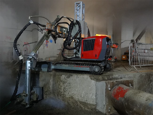 RGL Services ultra-high-pressure water jetting hydrodemolition on civil engineering bridge project UK