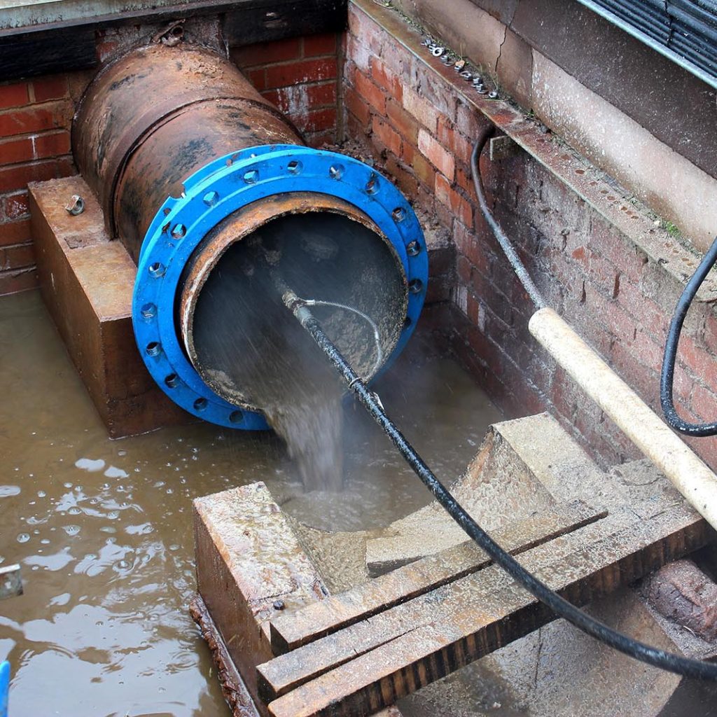 No Dig Pipeline Blockage Removal UHP Water Jetting